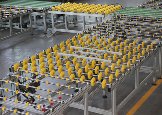中国 ガラス生産ライン関係のための回転のテーブルが付いているガラス移動そして回転システム サプライヤー